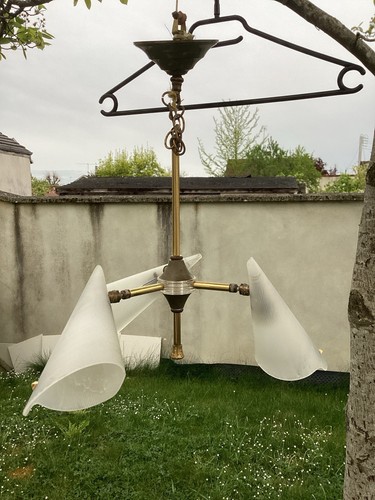 Lustre bras abat jour - jour, cornet
