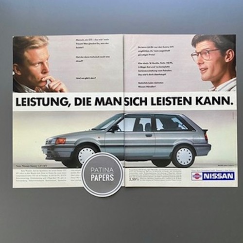 Pubblicità nissan sunny - pubblicità, gti