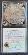 5 LIRE 1875 MILANO SCUDO RE