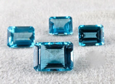 Topazio Blu Taglio Ottagonale