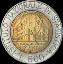 ITALIA. 1996, 500 Lire -