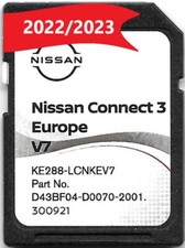 NISSAN CONNECT 3 V7 LCN3 SCHEDA SD 2022/2023 EUROPA
