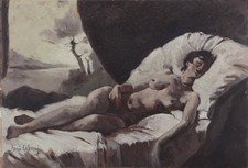 Ernö Abonyi (1888-1941) Nudo