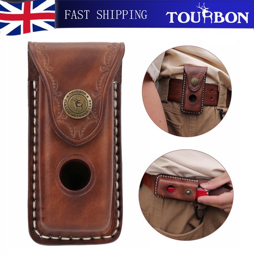 Tourbon leather knife - 4.1",