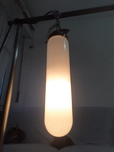 Lampadario vetro bianco - lampadario,