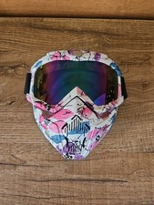 Visiera Colorata Casco Estraibile Per Diventare Anche Mascherina Moto 