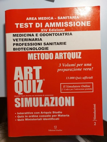 Art quiz simulazioni rosso - simulazioni,