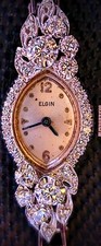 Elgin Vintage V.S Diamonds,14k