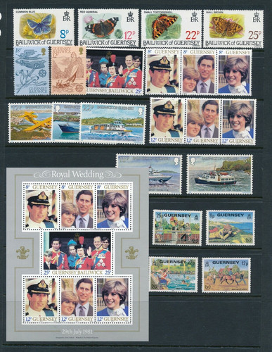 Guernsey serie anno 1981 - anno,