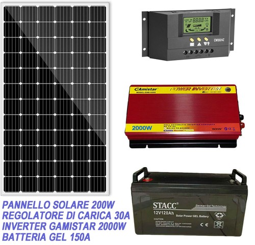 Kit pannello solare - kit,