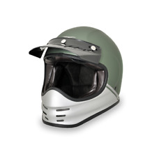 CASCO INTEGRALE ORIGINALE MOTO GUZZI ADVENTURE VINTAGE VERDE/GRIGIO V7 / V9 /V85