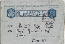 BIGLIETTO FRANCHIGIA POSTA