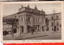 CARTOLINA  NOTO   FP    VIAGGIATA  1930 TEATRO VITTORIO EMANUELE    OCC