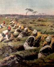 (COLONIE/AOI)I DUBAT,VALOROSI BERSAGLIERI NERI SOMALI.Domenica del Corriere,1935