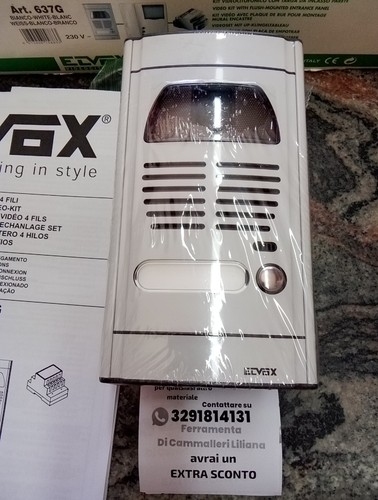 Elvox 88v1 videopulsantiera - 88v1,
