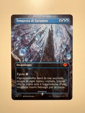 Magic MTG • Tempesta di Saruman (Storm of Saruman (Borderless)) • 413 • ITA