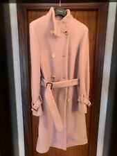 Cappotto da donna con cintura 100% lana color malva, NUOVO - BURBERRY