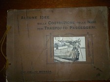 EMILIO MENADA IDEE  SULLA COSTRUZIONE DELLE NAVI PER TRASPORTO PASSEGGERI 1913