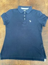 ABERCROMBIE &FITCH+++POLO++BLU+++TG L+++ORIGINALE 100%+++STREET WEAR++REUSE