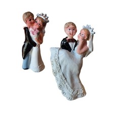 Set 12 Coppie Sposi in Resina 4,5 cm – Bomboniere Matrimonio Nozze Segnaposto