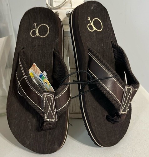Infradito pelle marrone - pelle,