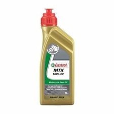 1 LITRO OLIO CAMBIO CASTROL MTX 10W40 PER MOTO 2 TEMPI E 4 TEMPI