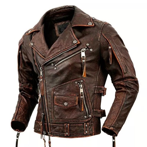 Giacca uomo motociclista - giacca,