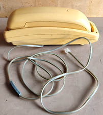 TELEFONO DA TAVOLO VINTAGE GIALLO -  INTENNA COBRA raro