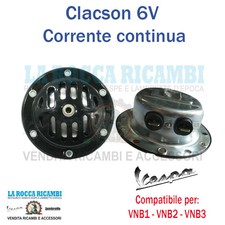Clacson Nero 6 V CORRENTE