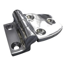 Cerniera offset in acciaio inox, cerniera grado marino, cerniera barca lucida 316 (A4)
