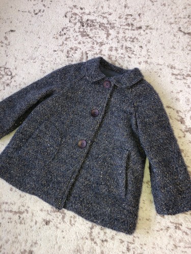 Cappotto misto lana collo
