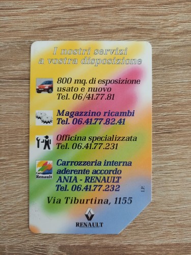 Scheda carta telefonica rara - scheda,