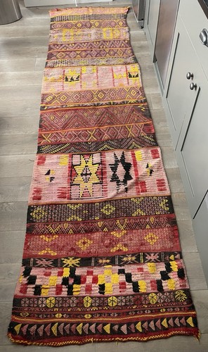 Tappeto runner lana vintage