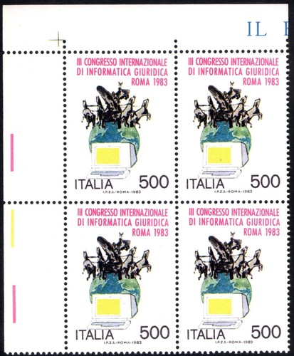 Italia 1983 1643 quartina - italia, -1643-