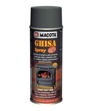 MACOTA GHISA spray vernice ad alte temperature 600°C per Stufe Caminetti 400 ml.