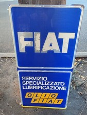 FIAT OLIO INSEGNA  SERVIZIO