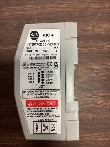 Allen bradley 1761 net aic - allen, ser