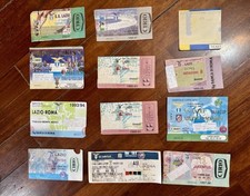 S.S. LAZIO LOTTO BIGLIETTI TICKET COPPE CAMPIONATO ANNI 90