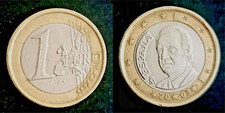 Spagna moneta 1 euro - da,