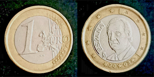 Spagna moneta 1 euro - spagna,
