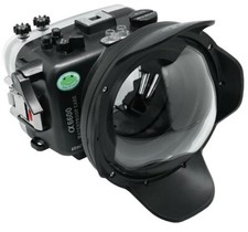 Seafrogs Custodia Subacquea per Sony A6600 + dome Port WA005B per ottica 10-18mm