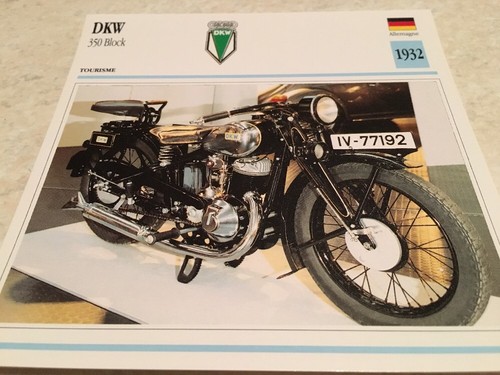 Carta moto dkw 350 - carta,