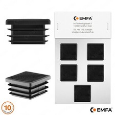 Tappo per Tubo quadrato plastica tappi a lamelle cappuccio terminali tappi