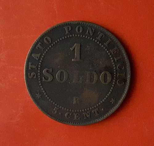 Soldo 1867 vaticano stato - 1,