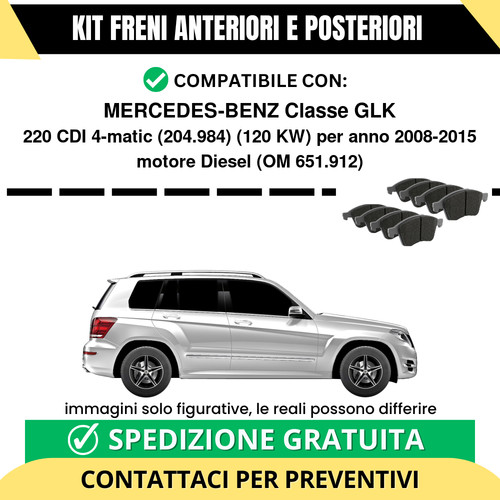 Pastiglie freno ant post - ant,