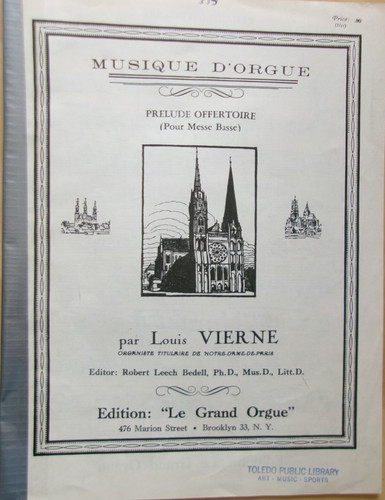 Louis vierne preludio - louis,