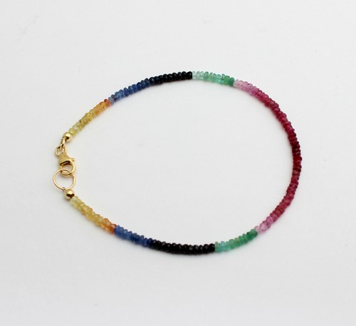 Bracciale rubin saphir smaragd - saphir,