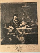 Très Belle Gravure Rembrandt