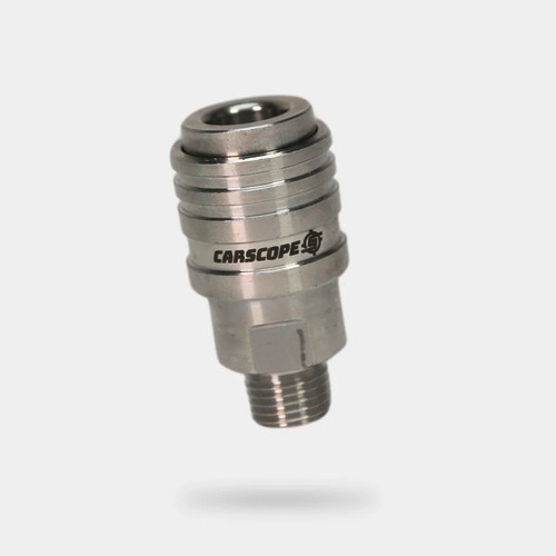 Carscope push lock coupler - push,