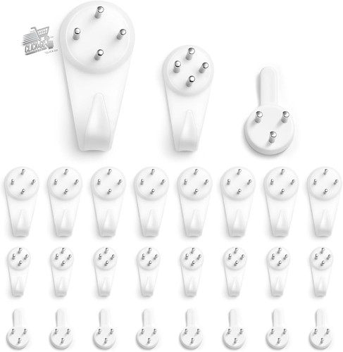 24x ganci parete antitraccia - ganci,